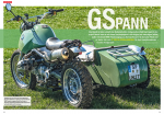Kradgarasch: elefantengrünes Gespann auf R 1100 GS-Basis