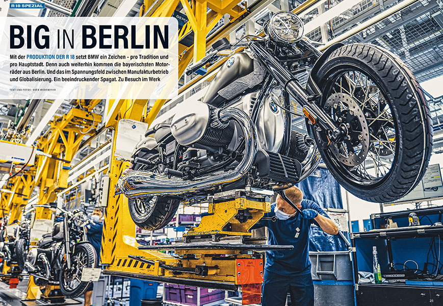 R 18-Produktion im BMW-Werk in Berlin-Spandau
