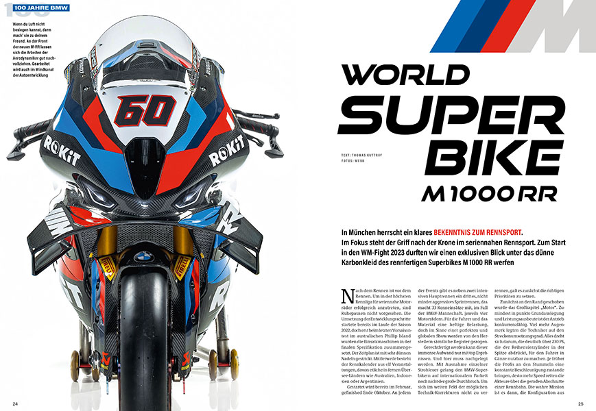 BMW M 1000 RR: Die Werksrennmaschine für die Superbike-WM wurde stark verbessert. Exklusive Einblicke